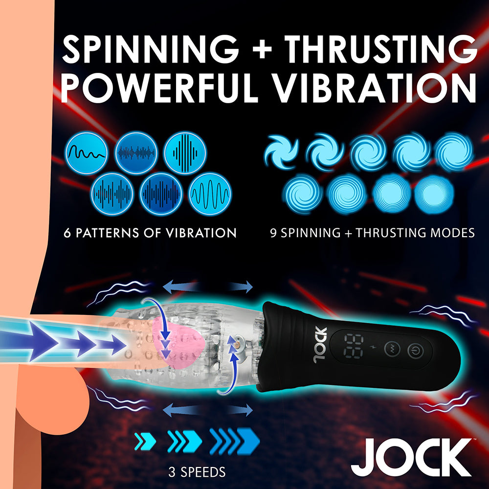 CURVE NOVELTIES - JOCK SPINNING THRUSTING & VIBRATING MASTURBATOR