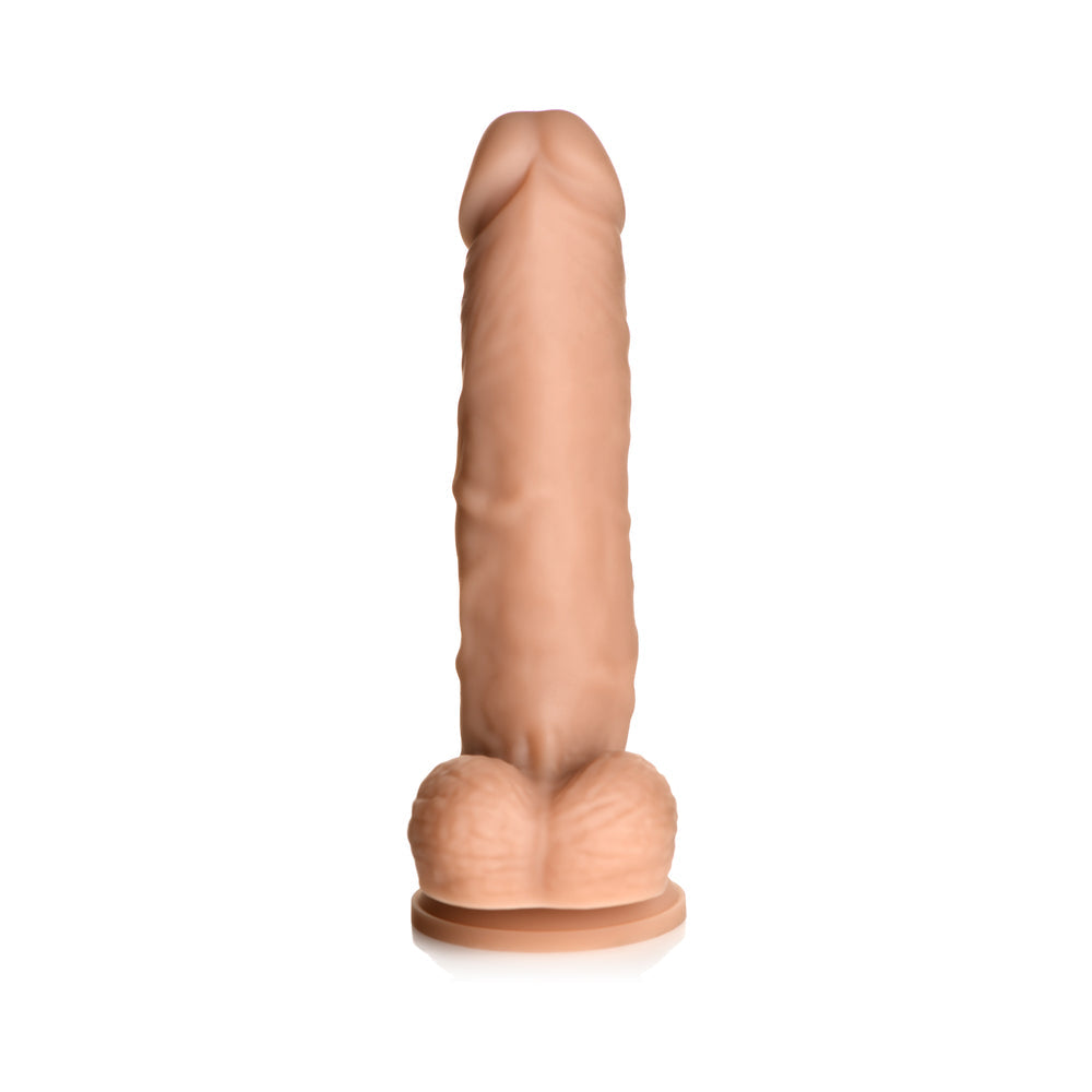 CURVE NOVELTIES - EASY RIDERS 7 IN. SILICONE DILDO WITH BALLS MEDIUM