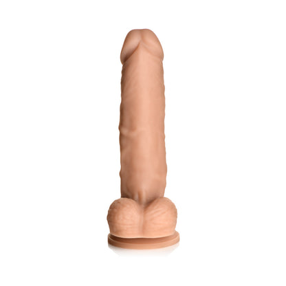 CURVE NOVELTIES - EASY RIDERS 7 IN. SILICONE DILDO WITH BALLS MEDIUM