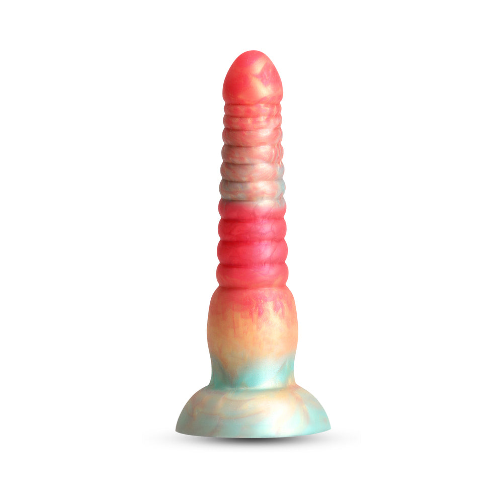 NS NOVELTIES - COLOURS STACKED 6 IN. DILDO RED/GOLD