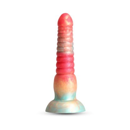 NS NOVELTIES - COLOURS STACKED 6 IN. DILDO RED/GOLD