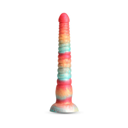 NS NOVELTIES - COLOURS STACKED 9 IN. DILDO RED/GOLD