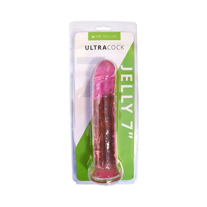 ME YOU US - ULTRACOCK PINK JELLY 7 IN. DONG