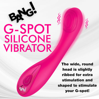 XR BRANDS - BANG! G SPOT SILICONE VIBRATOR