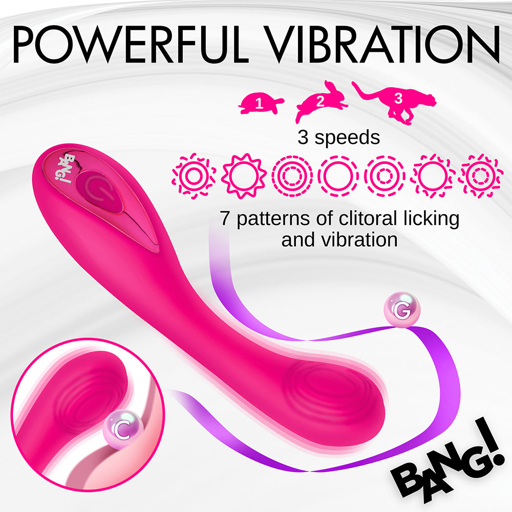 XR BRANDS - BANG! G SPOT SILICONE VIBRATOR