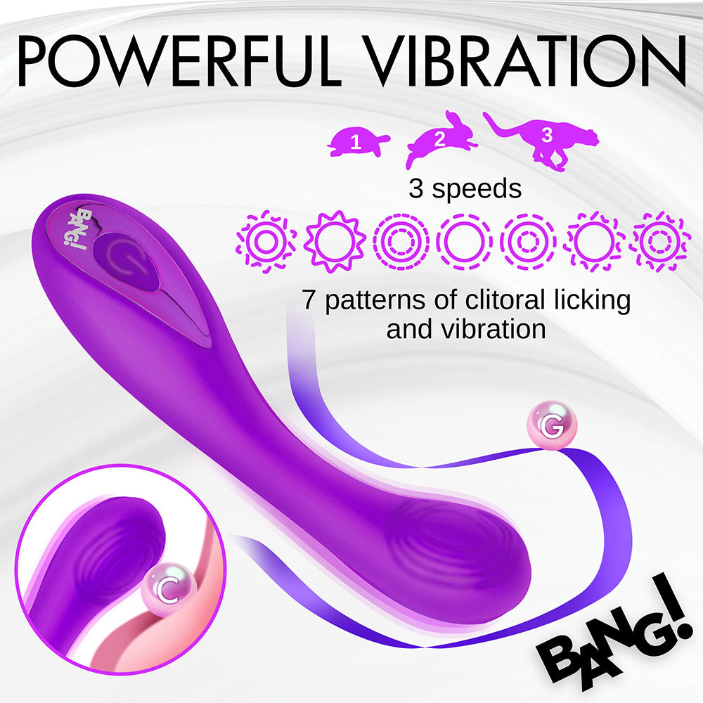 XR BRANDS - BANG! G SPOT SILICONE VIBRATOR