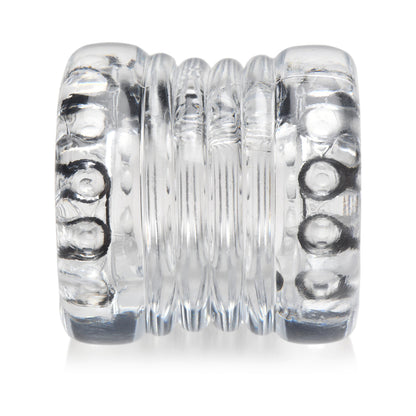 XR BRANDS - MASTER SERIES BALL STACK BALL STRETCHER CLEAR