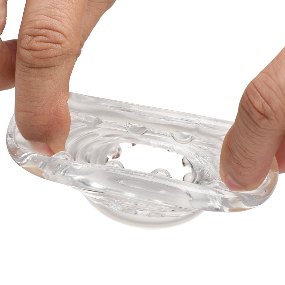 XR BRANDS - MASTER SERIES BALL STACK BALL STRETCHER CLEAR