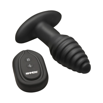 XR BRANDS - RIMMERS MODEL-E VIBRATING RIMMING PLUG COM COMANDO À DISTÂNCIA