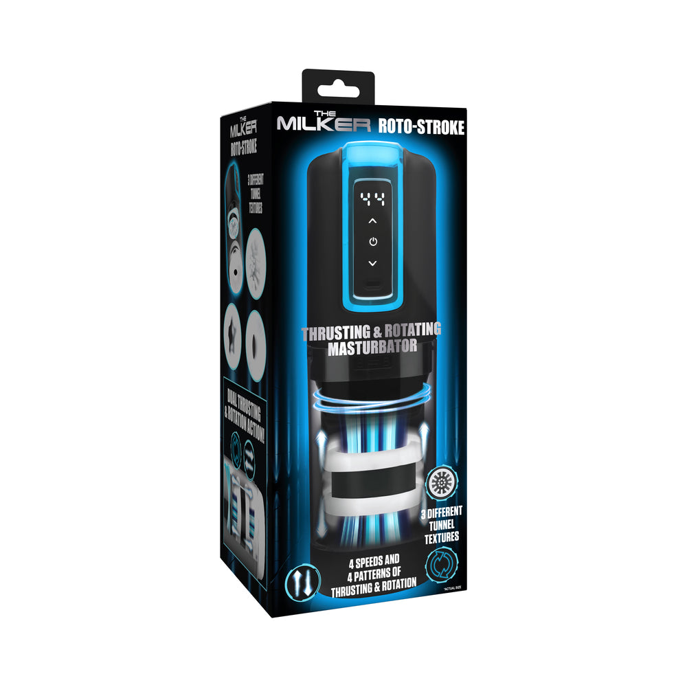 XR BRANDS - THE MILKER THRUSTING & ROTATING MASTURBATOR