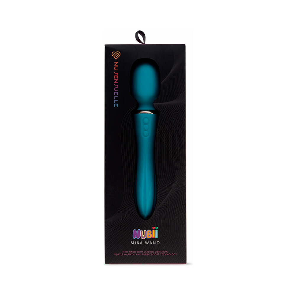NU SENSUELLE - MIKA NUBII WAND WITH TURBO BOOST AND HEAT BLUE