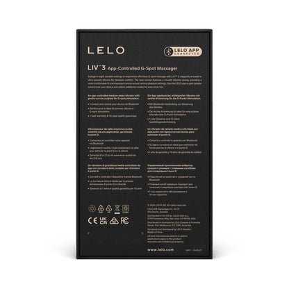 LELO - LIV 3 APP-CONTROLLED G-SPOT VIBRATOR DEEP ROSE