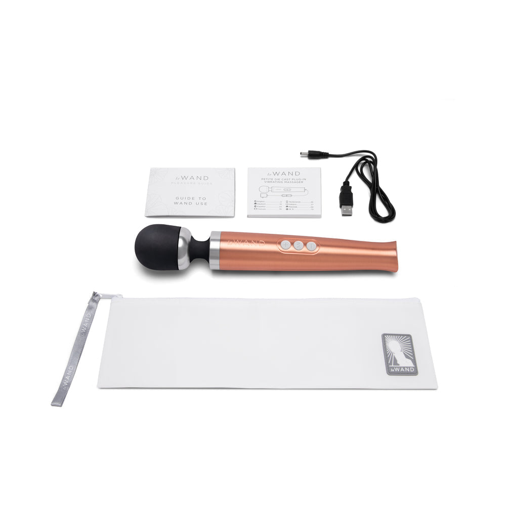 LE WAND - DIE CAST RECHARGEABLE MASSAGER ROSE GOLD