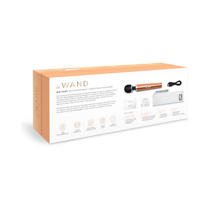 LE WAND - DIE CAST RECHARGEABLE MASSAGER ROSE GOLD