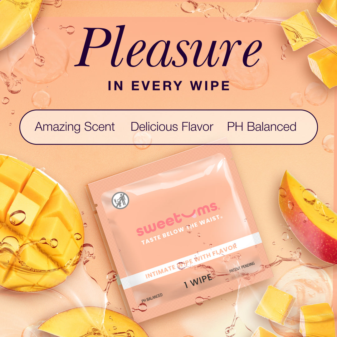 SWEETUMS - INTIMATE WIPES CHERRY INDIVIDUAL