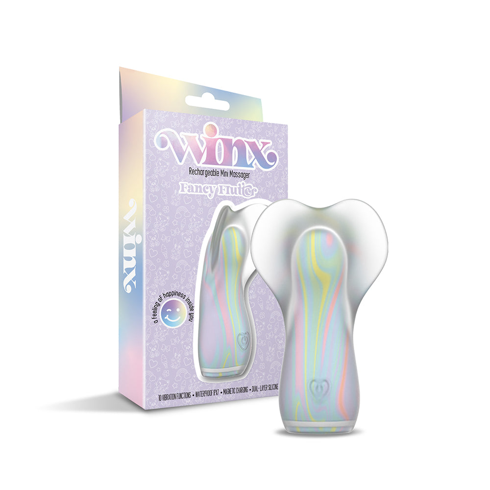 GLOBAL NOVELTIES - WINX FANCY FLUTTER SQUISHY SILICONE VIBRATOR