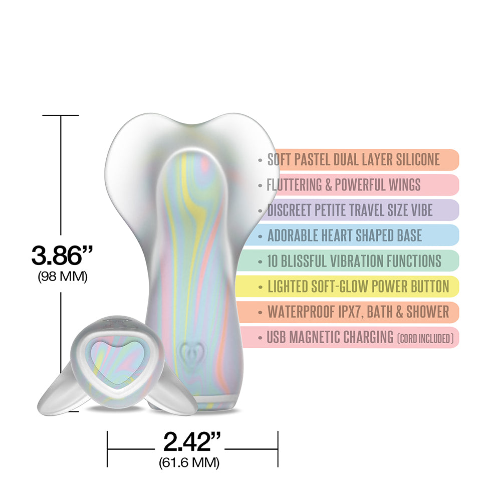 GLOBAL NOVELTIES - WINX FANCY FLUTTER SQUISHY SILICONE VIBRATOR