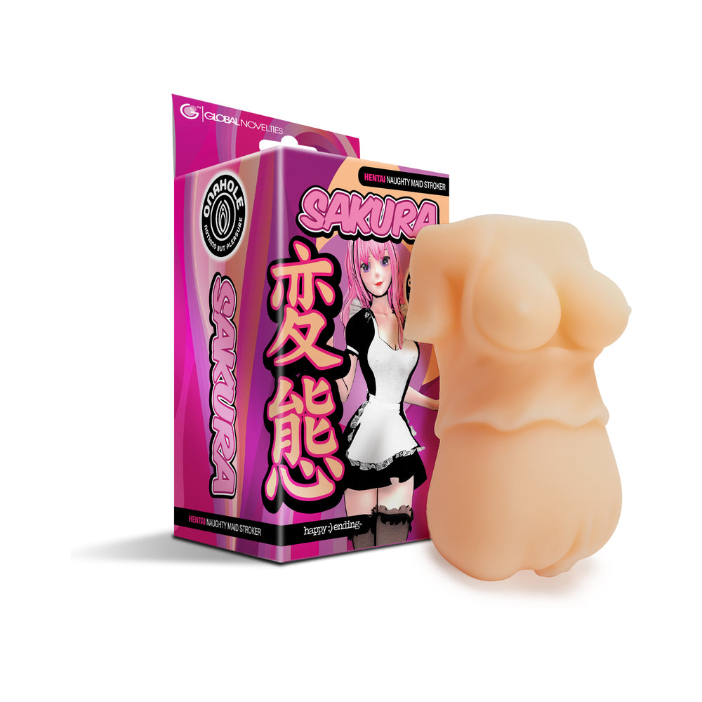 GLOBAL NOVELTIES - HENTAI STROKER SAKURA NAUGHTY MAID