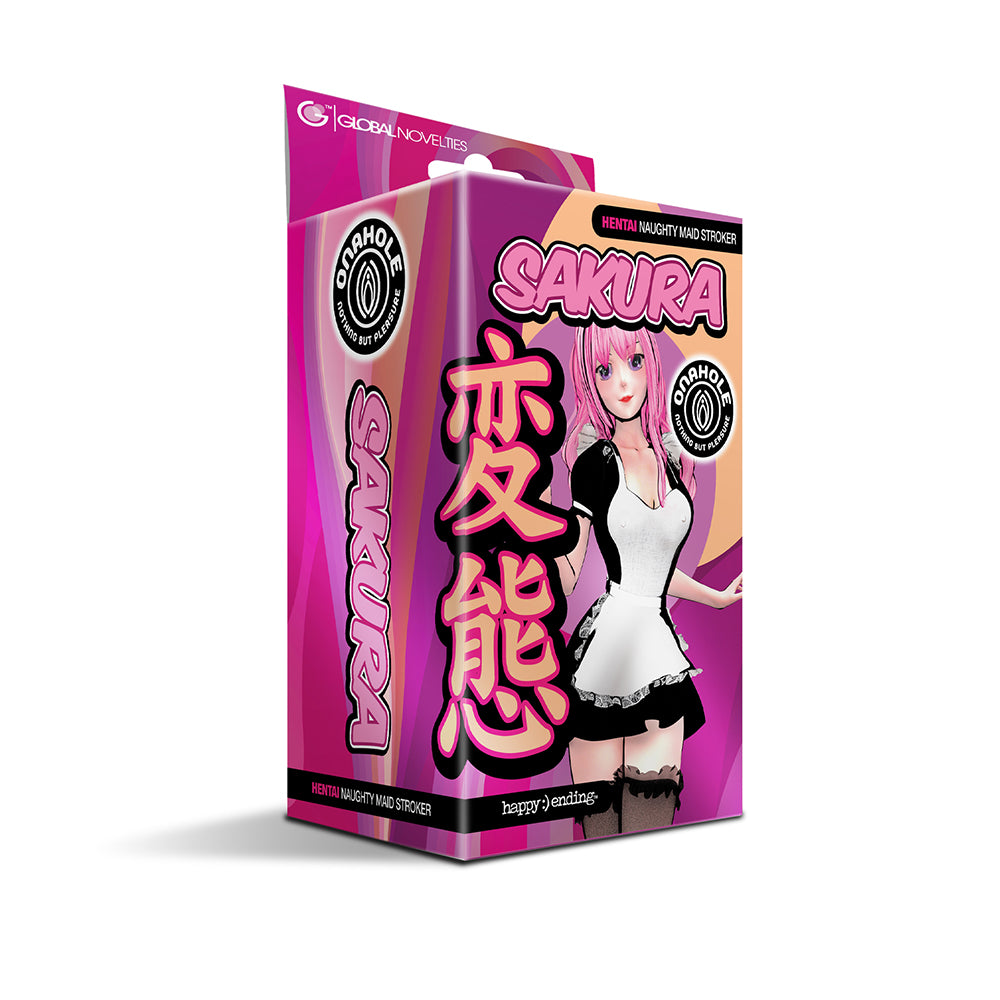 GLOBAL NOVELTIES - HENTAI STROKER SAKURA NAUGHTY MAID