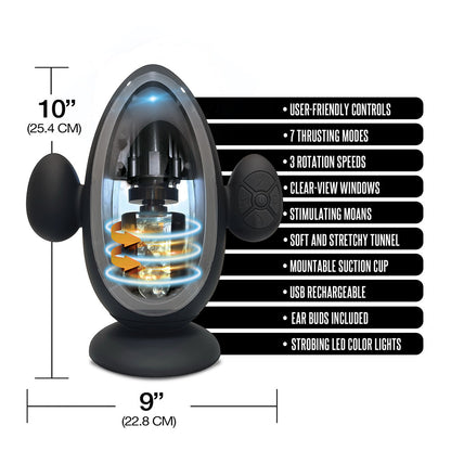 GLOBAL NOVELTIES - MSTR B8 BLAST OFF AUTOMATIC THRUSTING AND VIBRATING STROKER