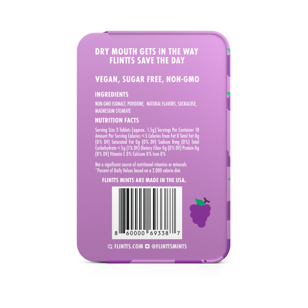 FLINTTS MINTS - LUXURY GRAPE - F STRENGTH 125