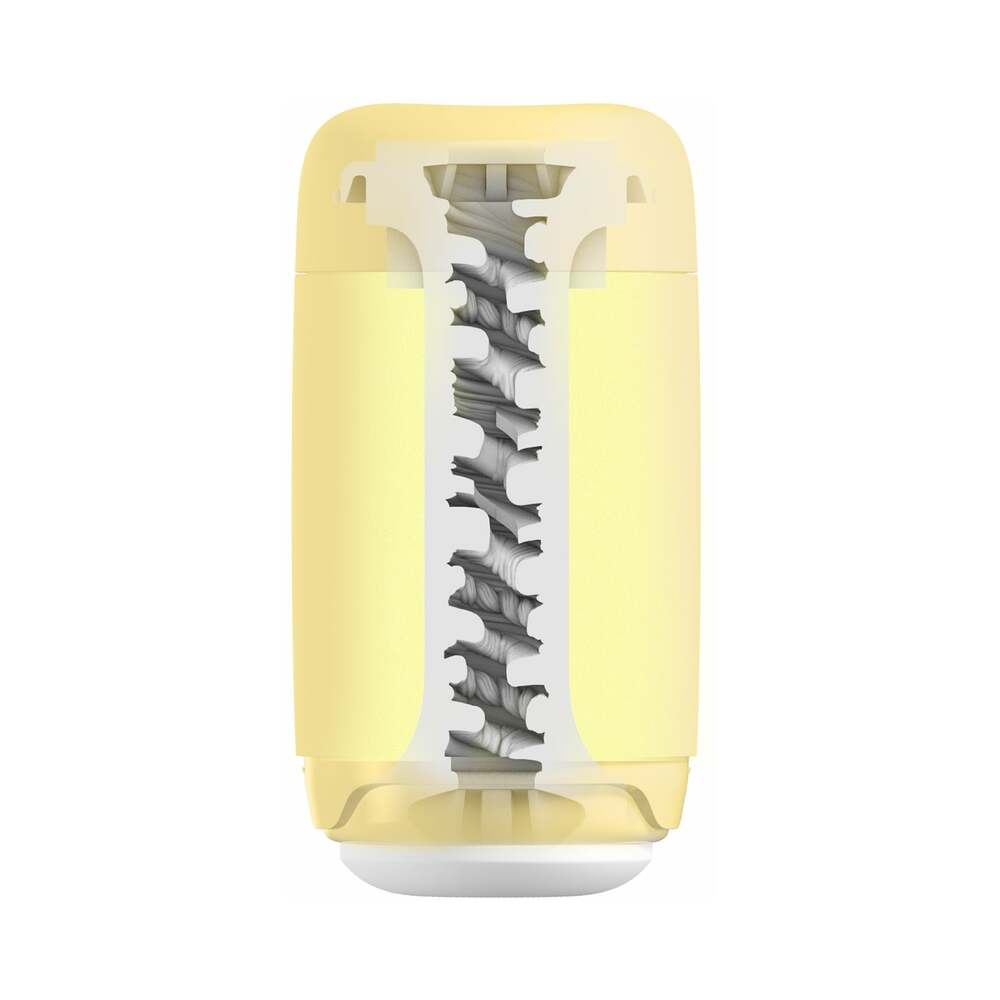 TENGA - PUFFY STROKER CUSTARD YELLOW