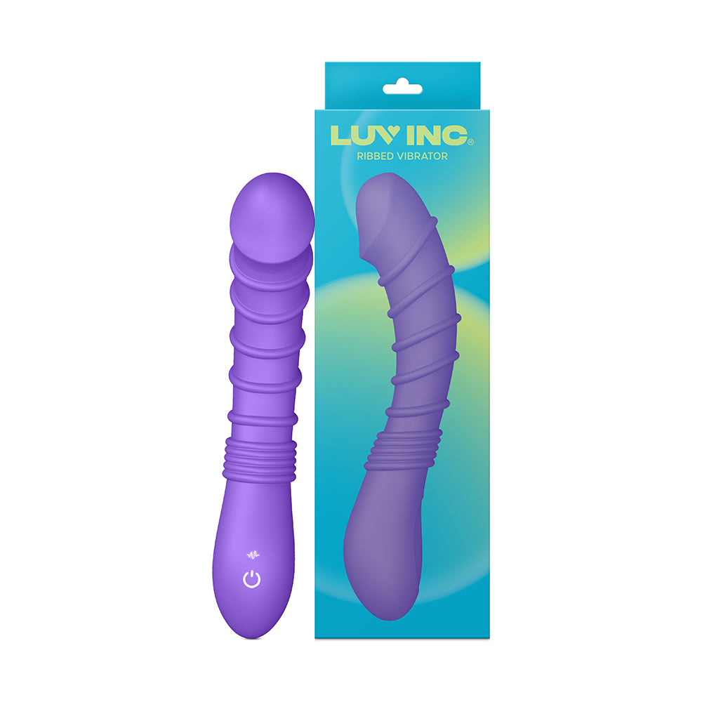 LUV INC. - RV21: RIBBED VIBRATOR PURPLE