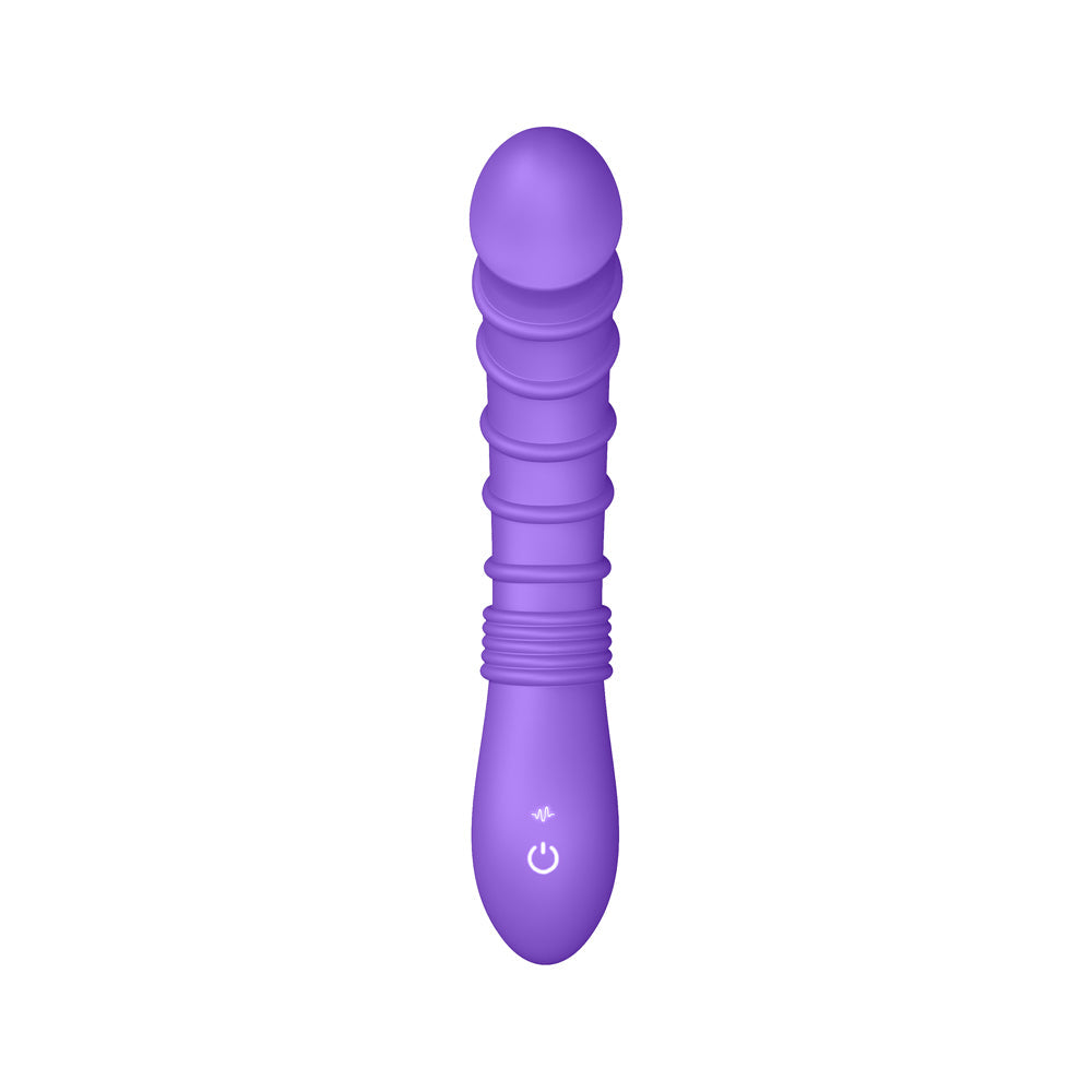 LUV INC. - LUV INC RV21: RIBBED VIBRATOR PURPLE