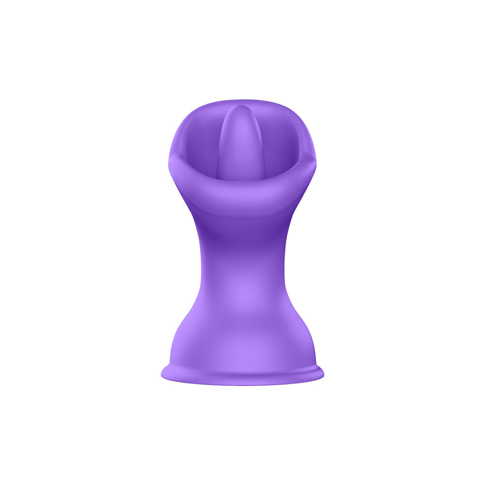 LUV INC. - MV57: MOUTH & TONGUE VIBRATOR PURPLE