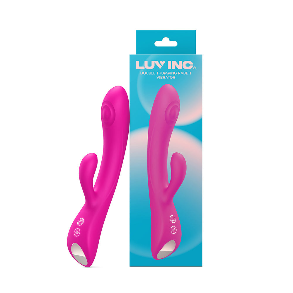LUV INC. - DR42: DOUBLE THUMPING RABBIT VIBRATOR PINK