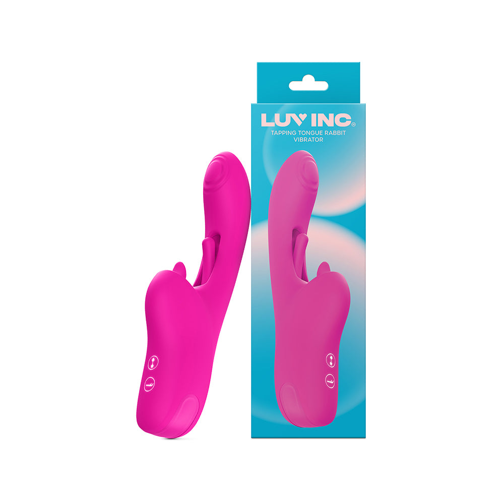 LUV INC. - TR46: TAPPING TONGUE RABBIT VIBRATOR PINK