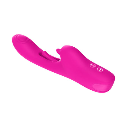 LUV INC. - TR46: TAPPING TONGUE RABBIT VIBRATOR PINK
