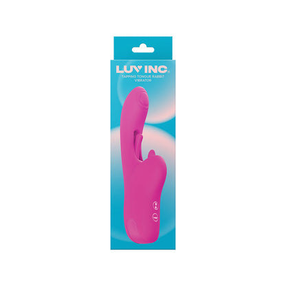 LUV INC. - TR46: TAPPING TONGUE RABBIT VIBRATOR PINK