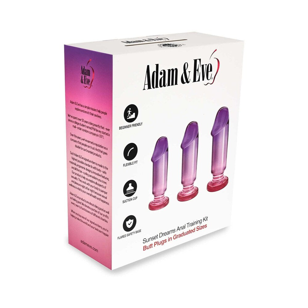 ADAM & EVE - KIT DE TREINO ANAL SUNSET DREAMS