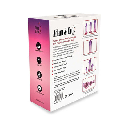 ADAM & EVE - KIT DE TREINO ANAL SUNSET DREAMS