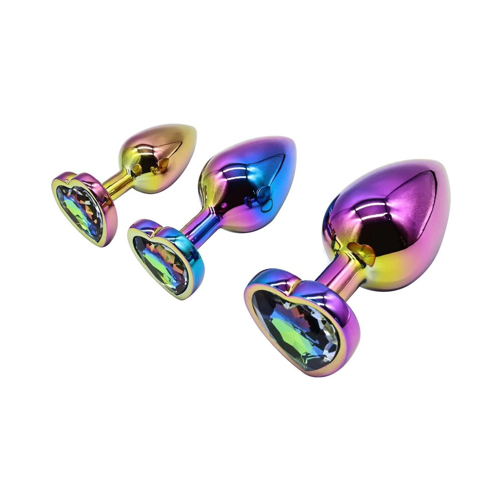 ADAM & EVE - HEART ANAL PLUG TRAINING SET
