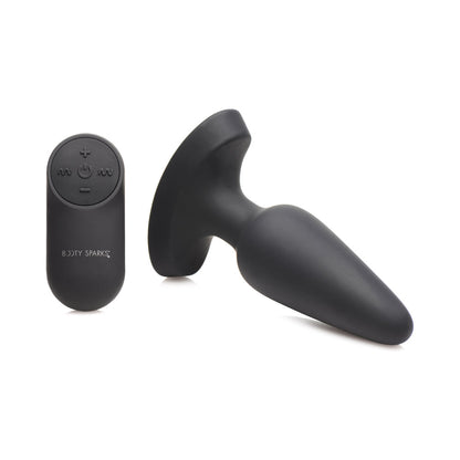 XR BRANDS - BOOTY SPARKS LASER HEART ANAL PLUG WITH REMOTE M
