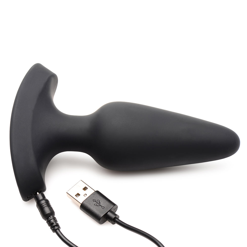 XR BRANDS - BOOTY SPARKS LASER HEART ANAL PLUG WITH REMOTE M