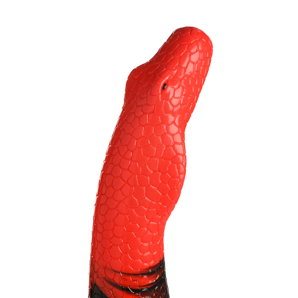 XR BRANDS - CREATURE COCKS KING COBRA LARGE 14 IN. LONG SILICONE DONG