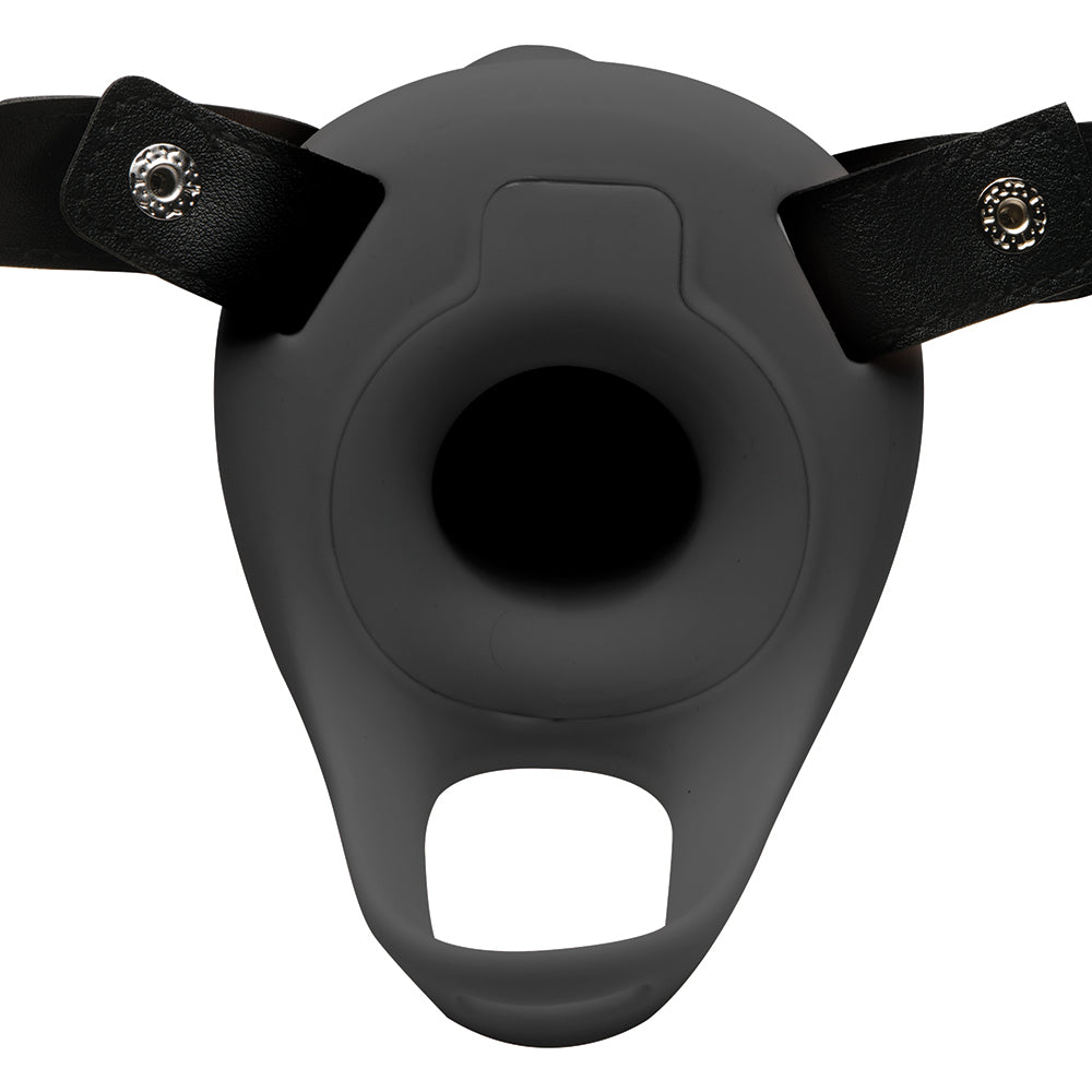 XR BRANDS - SIZE MATTERS SMOOTH SILICONE PENIS SHEATH BLACK