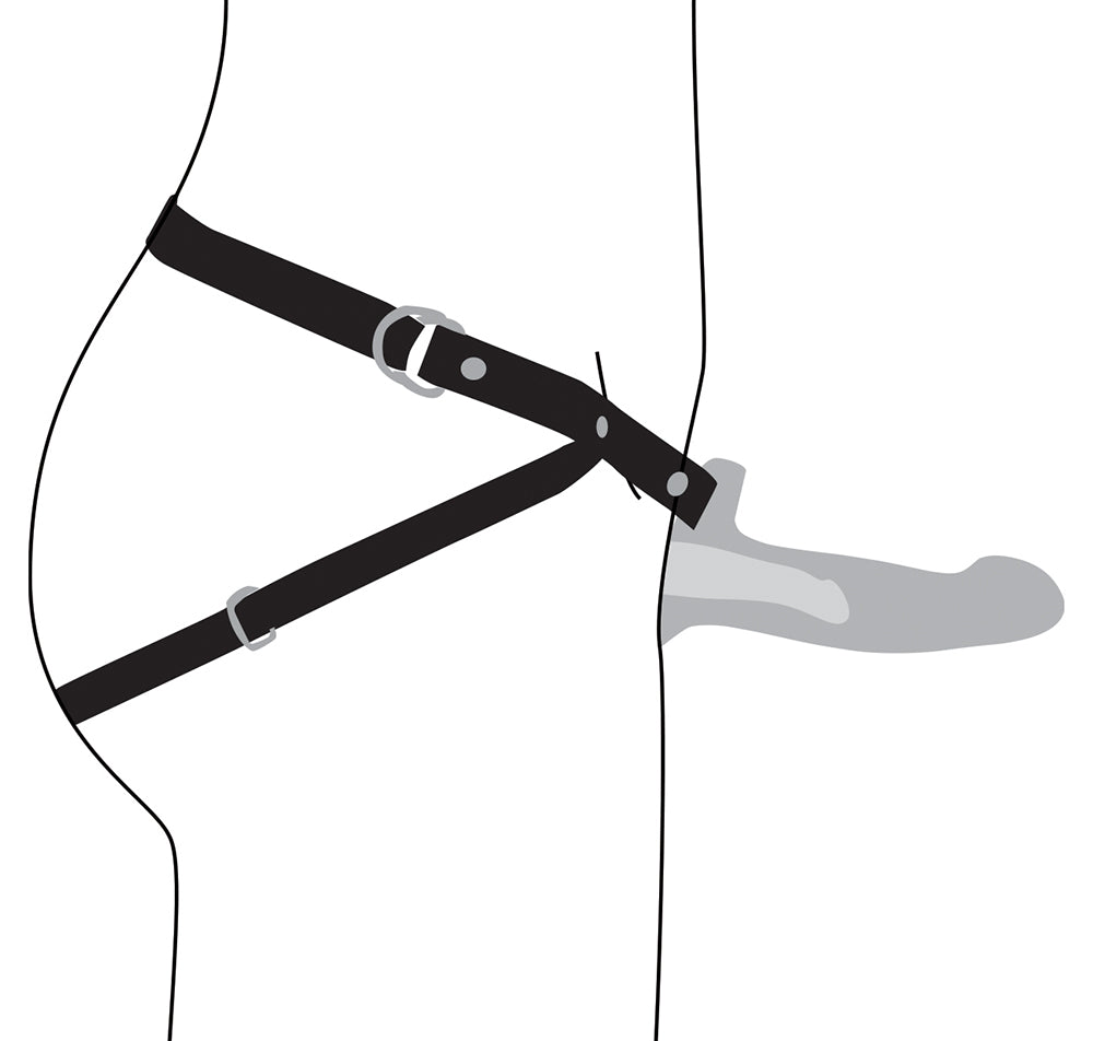XR BRANDS - SIZE MATTERS SMOOTH SILICONE PENIS SHEATH BLACK