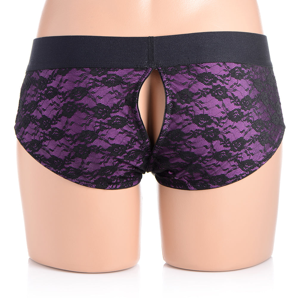 XR BRANDS - STRAP U LACE ENVY PEGGING SET PURPLE/BLACK
