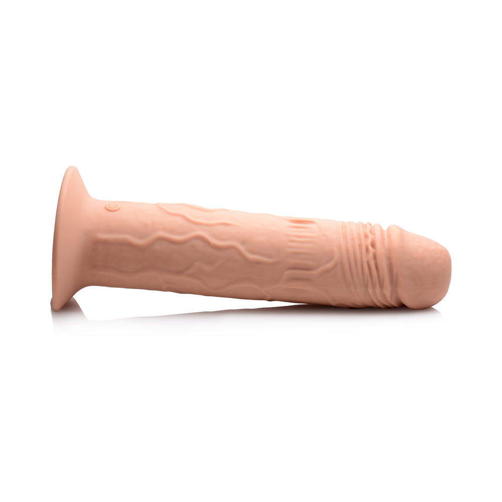 XR BRANDS - THUMP IT 7X REMOTE VIBRATING & THUMPING DILDO M