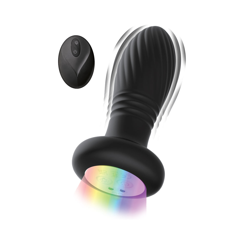 NASSTOYS - ATOMIC THRUSTING LIGHT-UP TWISTER PLUG BLACK