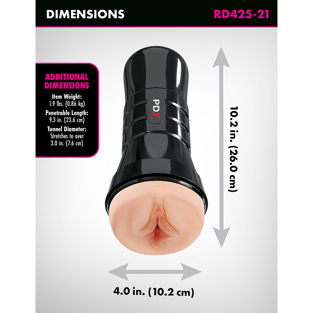 PDX BRANDS - PDX EXTREME WET PUSSIES SUPER LUSCIOUS LIPS XXL LIGHT