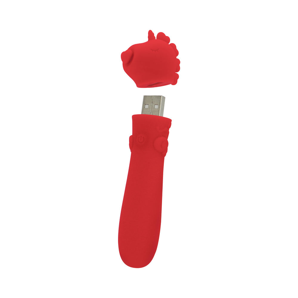 CREATIVE CONCEPTIONS - UNIHORN USB BULLET CUPID'S BEAU LIGHT RED