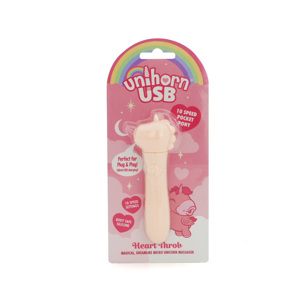 CREATIVE CONCEPTIONS - UNIHORN USB BULLET HEART THROB PINK/PEACH