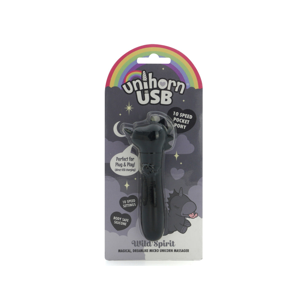 CREATIVE CONCEPTIONS - UNIHORN USB BULLET WILD SPIRIT BLACK