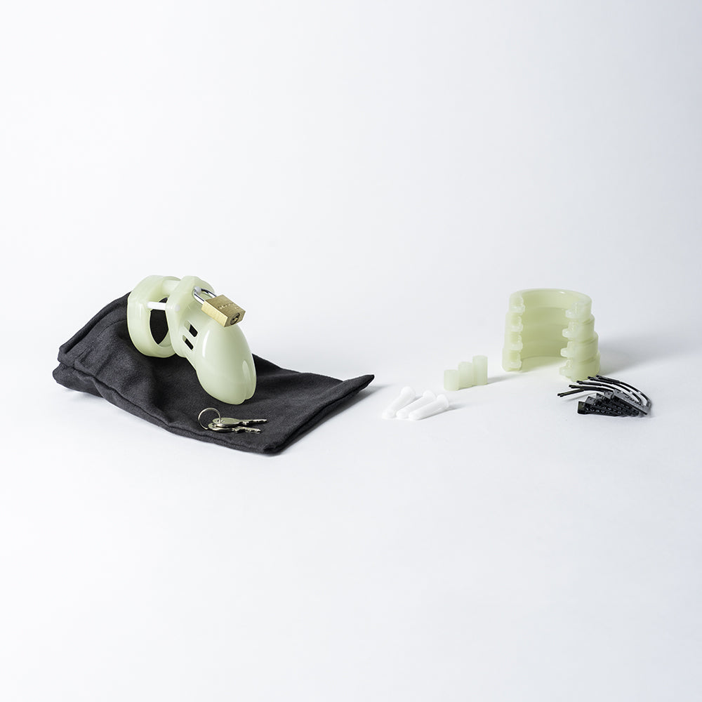 CB-X - KIT DE GAIOLA DE CASTIDADE CB-6000S FOSFORESCENTE