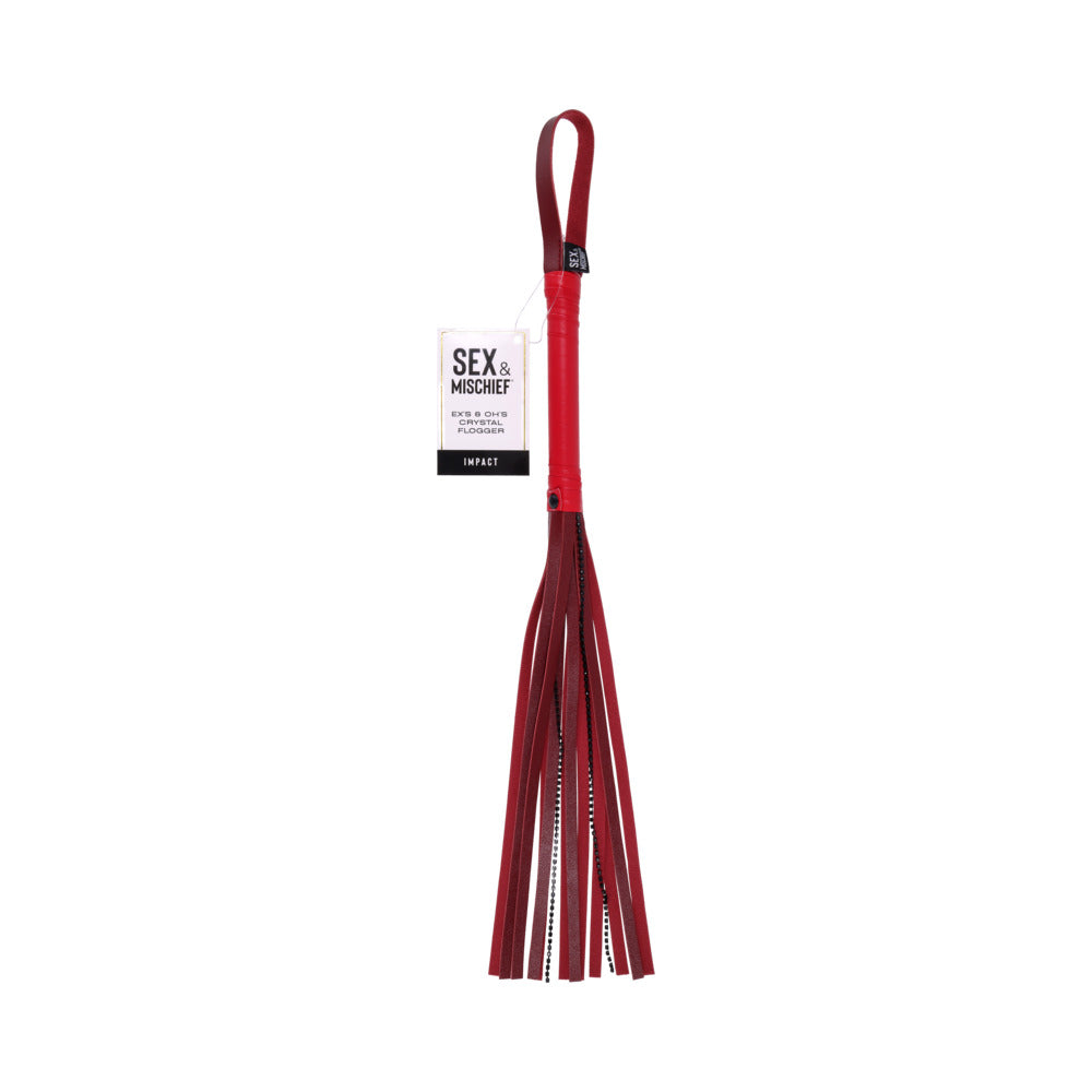 SPORTSHEETS - SEX & MISCHIEF EX'S & OH'S CRYSTAL FLOGGER